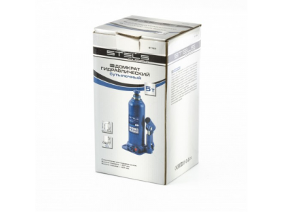 Домкрат гидравлический бутылочный, 5 т, h подъема 207-404 мм Stels