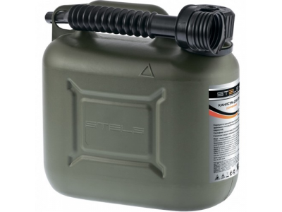 Канистра для ГСМ вертикальная 5 л, пластиковая, усиленная Stels