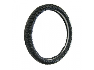 Оплетка "SENATOR" кожаная Carolina Серый L