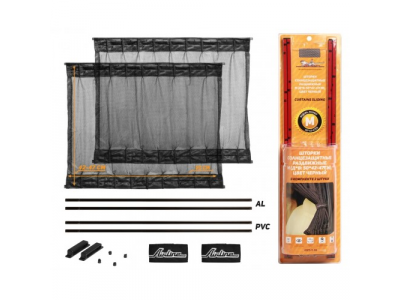 Шторки солнцезащитные раздвижные M ДхВ: 50х42-47см. AIRLINE