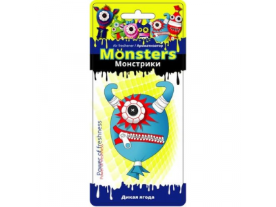 Ароматизатор воздуха подвесной SAPFIRE Monsters Дикая ягода