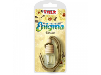 Ароматизатор подвесной с дерев. кр. FELIX Enigma Vanilla (Ваниль) 5мл.