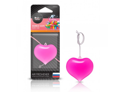 Ароматизатор подвесной пластик Сердце бабл гам