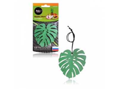 Ароматизатор подвесной пластик "Монстера" тропифрут