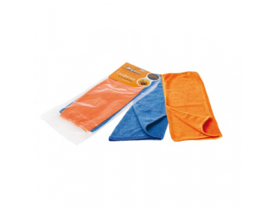 Салфетка микрофибра AIRLINE набор (2 шт 30*30) СИН+ОРАНЖ