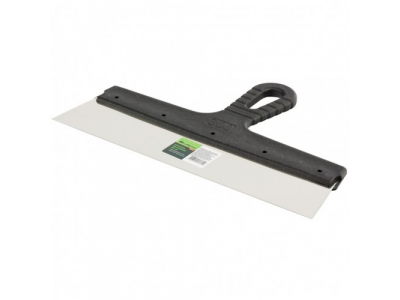 Шпатель фасадный из нержавеющей стали, 300 мм, пластмассовая ручка Сибртех