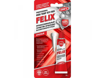 Герметик-прокладка профессиональный FELIX (красный) 32г