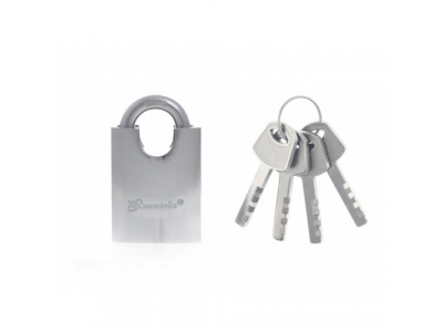 Замок навесной, защищенная дужка 50 мм Matrix