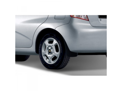 Брызговики задние CHEVROLET Aveo, 2012-2014, 2014-> хб. 2 шт. (полиуретан)