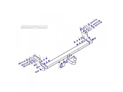 Фаркоп на Volvo XC90 SUV 2002г.-по н.в.