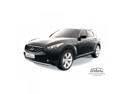 Защита переднего бампера Arbori d76 INFINITI FX-35/FX-50 2008-