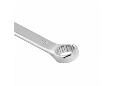 Ключ комбинированный, 18 мм, CrV, матовый хром Stels