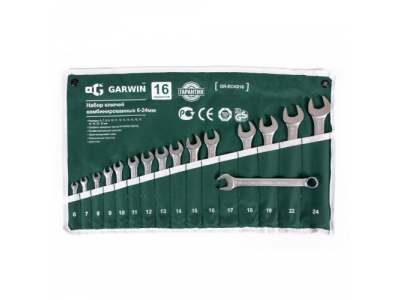 Набор ключей комбинированных 16 предметов 6-24мм