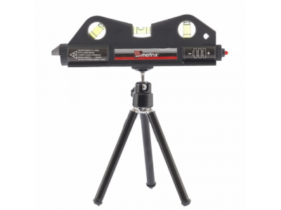 Уровень лазерный, 170 мм, 150 мм штатив, 3 глазка// MATRIX