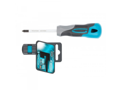 Отвертка PZ1 x 75 мм, S2, трехкомпонентная ручка//GROSS