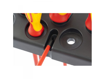 Набор отверток диэлектрических до 1000В, тестер, CrMo, двухкомпонентные рукоятки (8шт.)//Gross