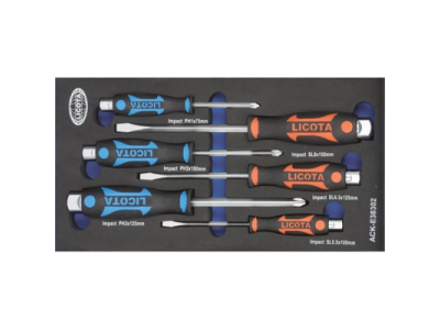 Набор отверток цельнометаллических 6пр. EVA