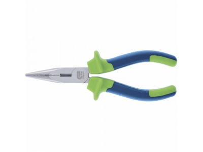 Длинногубцы прямые,200 мм, двухкомпонентные рукоятки// СИБРТЕХ