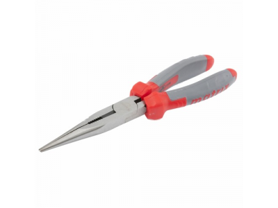 Длинногубцы прямые , 160мм, двухкомпонентные рукоятки// MATRIX PROFESSIONAL