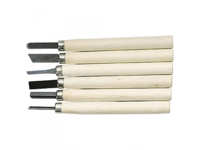 Набор резцов по дереву, 6 шт. SPARTA