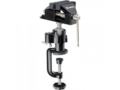 Тиски настольные, многофункциональные, смен.насадка-хомут для дрели,шарнирный мех-зм, 70 мм// MATRIX