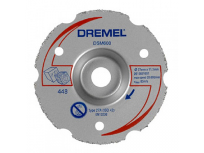 Многофункциональный твердосплавный отрезной круг DREMEL® DSM20 для резки заподлицо (DSM600)