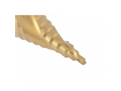 Сверло ступенчатое, 4-6-8-10-12-14-16-18-20-22-24-26-28-30-32 мм, HSS, спиральный Профиль, шестигранный хвостовик Matrix