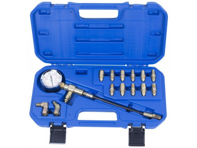 Манометр для измерения давления в тормозных системах, 14 предметов, МАСТАК