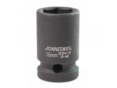 Головка торцевая ударная 1/2"DR, 15 мм, S03A4115 JONNESWAY