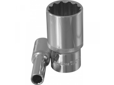 Головка торцевая 12 гранная глубокая 1/2"DR 8мм., Ombra 112208