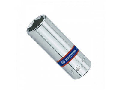 Головка торцевая глубокая шестигранная 1/4", 13 мм, KING TONY