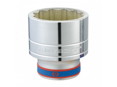 Головка торцевая стандартная двенадцатигранная 1", 75 мм, KING TONY