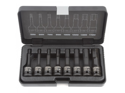 Набор шестигранников ударных 1/2" 5-17мм 8пр.