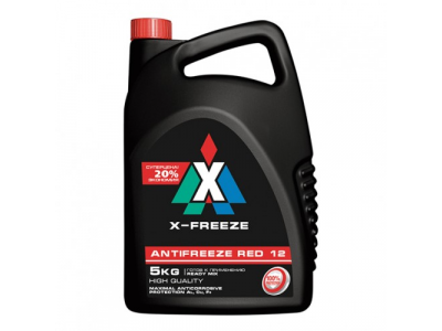 Профессиональный антифриз X-Freeze Red 5кг