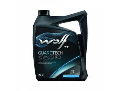 Моторное масло WOLF GUARDTECH 15W40 SHPD 5L