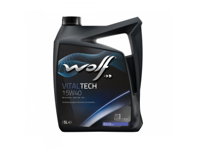 Моторное масло WOLF VITALTECH 15W40 5L