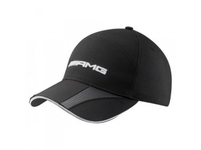 Мужская бейсболка Mercedes-Benz Men’s cap, AMG, Carbon fibre-look details, артикул B66952706
