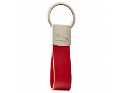 Брелок Jaguar Leather Loop Keyring Red, артикул JKRALLKR