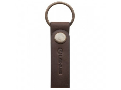 Кожаный брелок для ключей Lexus Casual Keyring, Brown Leather, артикул LMCC00036L
