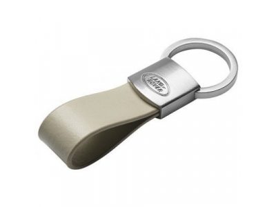 Брелок для ключей Land Rover Leather Loop Keyring, Ivory 2017