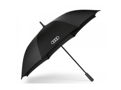 Зонт-трость Audi Rings Stick Umbrella, Big, Black