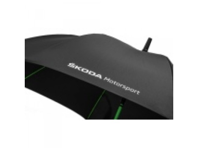 Зонт-трость Skoda Motorsport Umbrella Black/Green