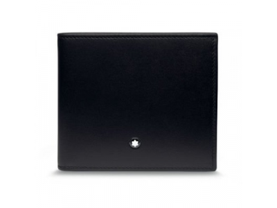 Кожаный кошелек BMW Wallet with Coin Compartment, by Montblanc, Black