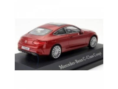 Модель Mercedes-Benz C-Class Coupe (C205), Scale 1:43, Hyacinth Red, артикул B66960531