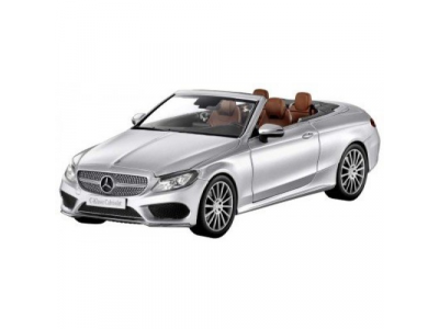 Модель Mercedes-Benz C-Class Cabriolet, Iridium Silver, Scale 1:18, артикул B66960612