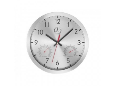 Настенные часы Mercedes Wall Clock Silver, артикул B67870476