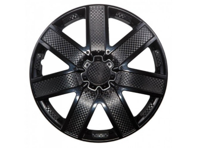 Колпаки колесные 15 дюймов Гелакси, черный глянец, карбон