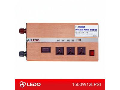 Инвертор 12V-220V 1500W LEDO чистый синус