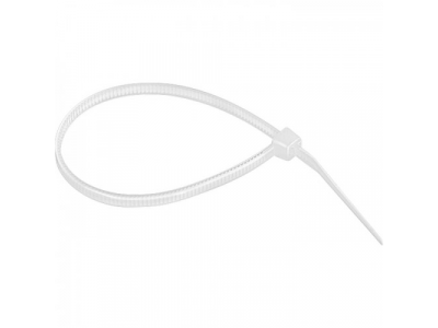Хомуты, 160 х 2,5 мм, пластиковые, белые, 100 шт.// СИБРТЕХ