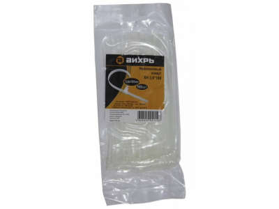 Хомут нейлоновый 3,6*180 Б (100шт)